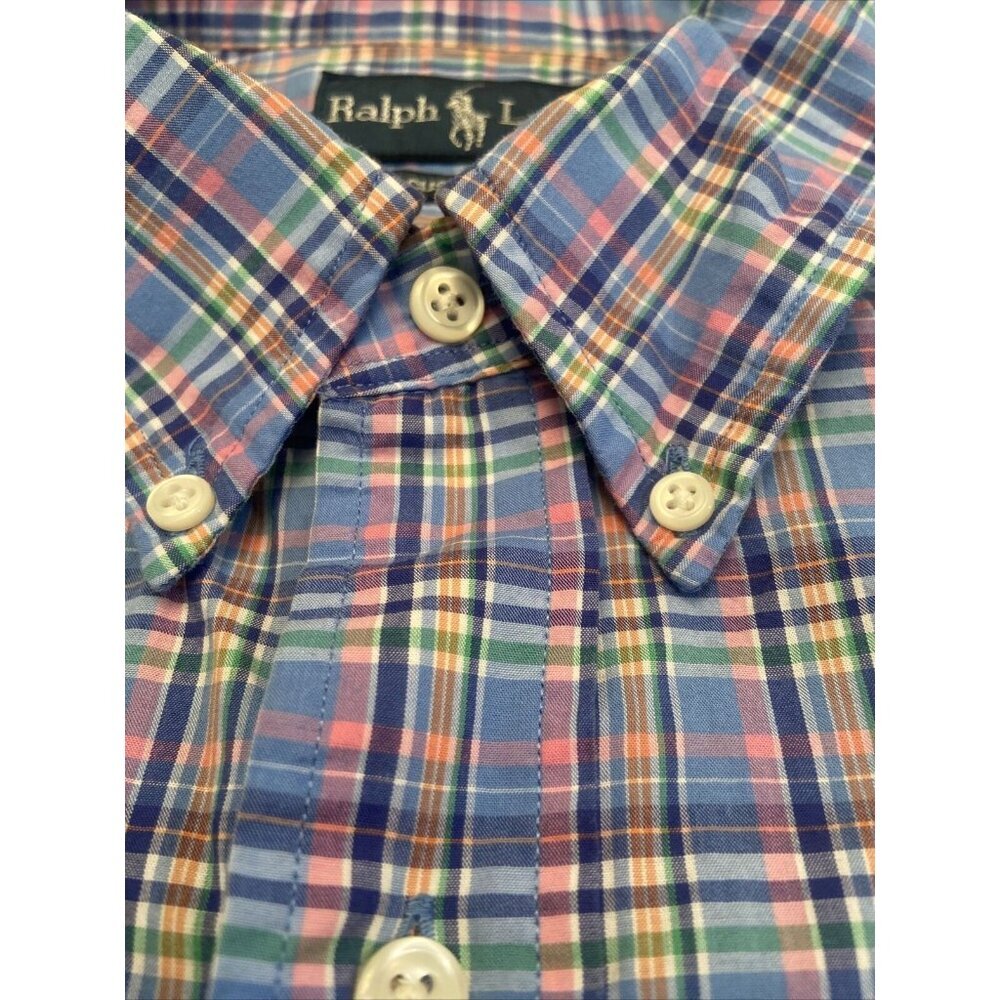 Ralph Lauren Multicolor Plaid Casual Button Down Shirt - Picture 6 of 8